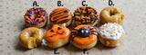 Fall and Halloween Doughnut Charm Collection