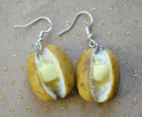 Buttered Baked Potato Dangle Earrings