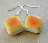 Dinner Roll Dangle Earrings